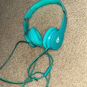 Beats by dr.dre solo HD wired headphones teal